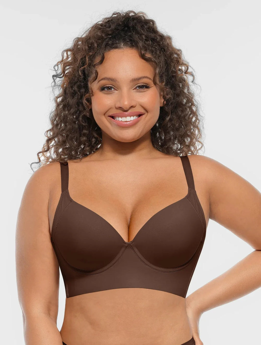 Soutien-gorge gainant sans armatures