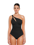 Asymmetric One-Shoulder Shaping Swimsuit