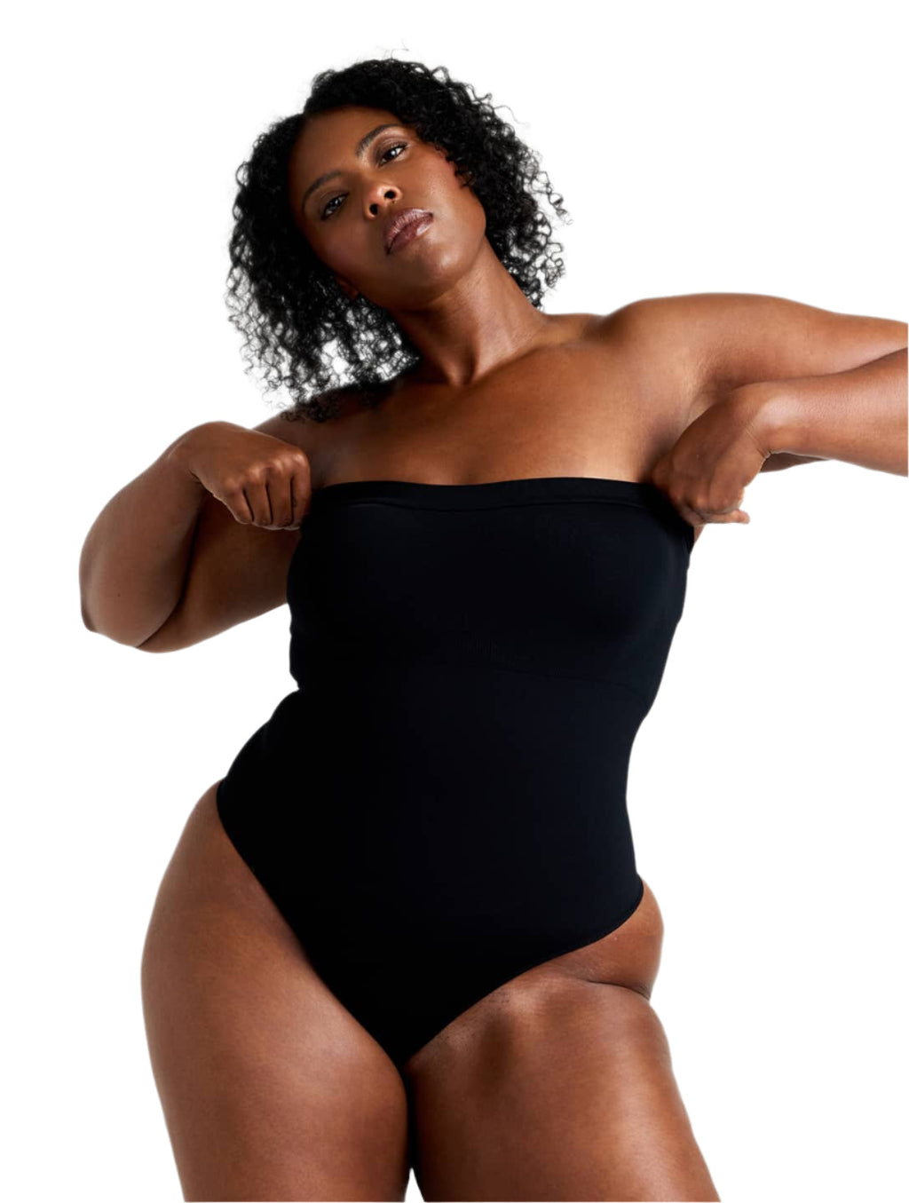 Strapless Thong Bodysuit