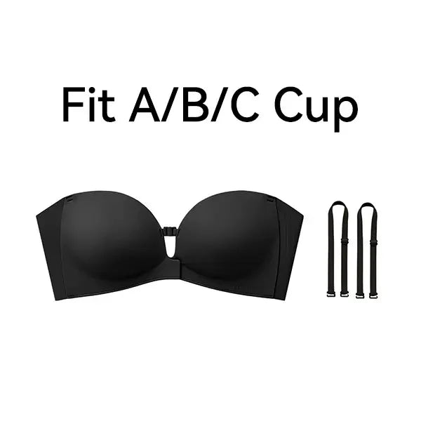 Soutien-gorge bandeau sans bretelles qui tient en place