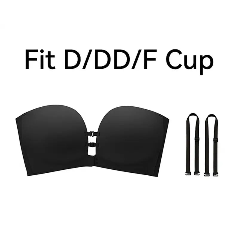 Soutien-gorge bandeau sans bretelles qui tient en place