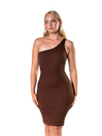 Asymmetric Shapewear Mini Dress