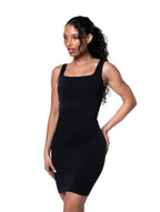 Seamless Square-Neck Shaping Mini Dress