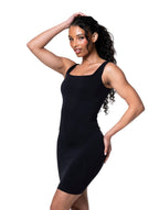 Seamless Square-Neck Shaping Mini Dress