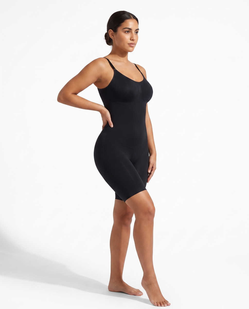 Body Amincissant Almond - Noir - 3/4 face
