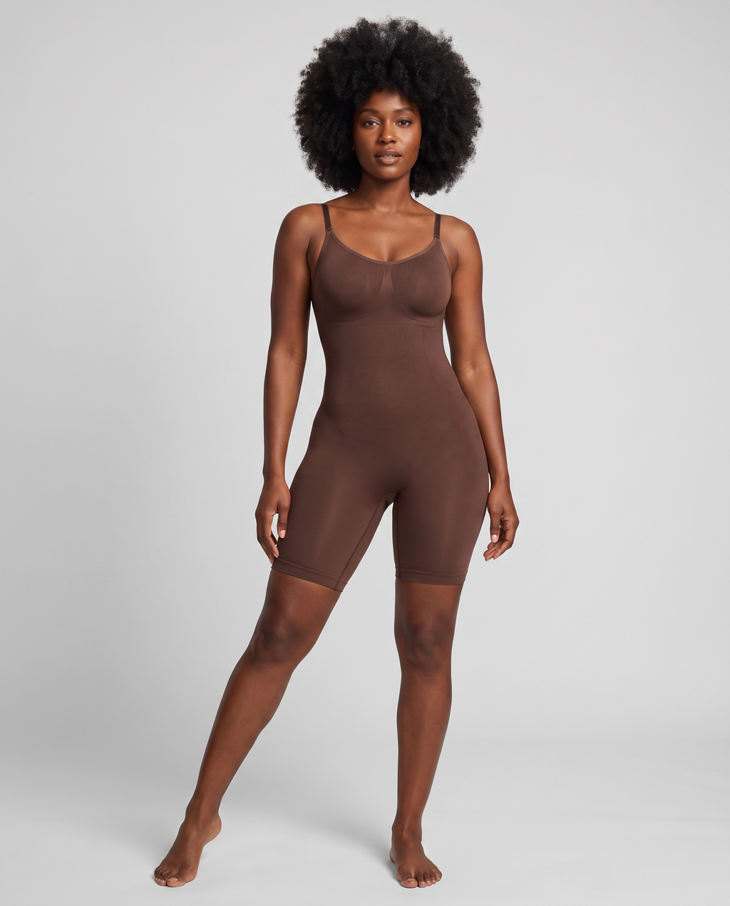 Body Amincissant Almond - Marron - face dynamique