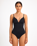 Body Sculptant Col V Almond - Noir - Face