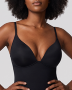 Body Sculptant Col V Almond - Noir - Gros plan col V