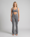 Combinaison Yoga Ajouree Almond - Gris Chine - Face
