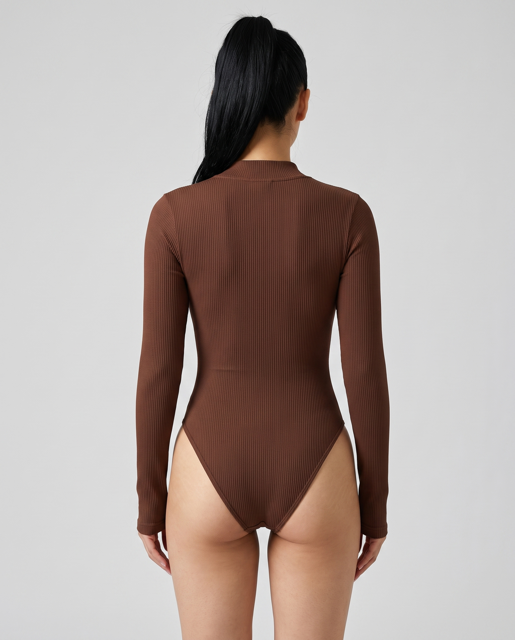 Combinaison Manches Longues Almond - Marron - Dos