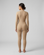 Combinaison Manches Longues Almond - Beige - Dos