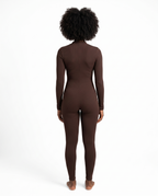 Combinaison Manches Longues Almond - Marron Fonce - Dos
