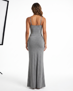 Combinaison-robe Gainante Almond - Gris - Dos