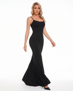 Combinaison-robe Gainante Almond - Noir - Marche