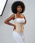 Corset Serre-taille Almond - Beige - Trois-quarts
