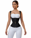 Corset Serre-taille Almond - Noir - Face