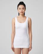 Debardeur Gainant EUYZOU Almond - Blanc - Face