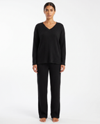 Ensemble Detente Deux Pieces Almond - Noir - Face