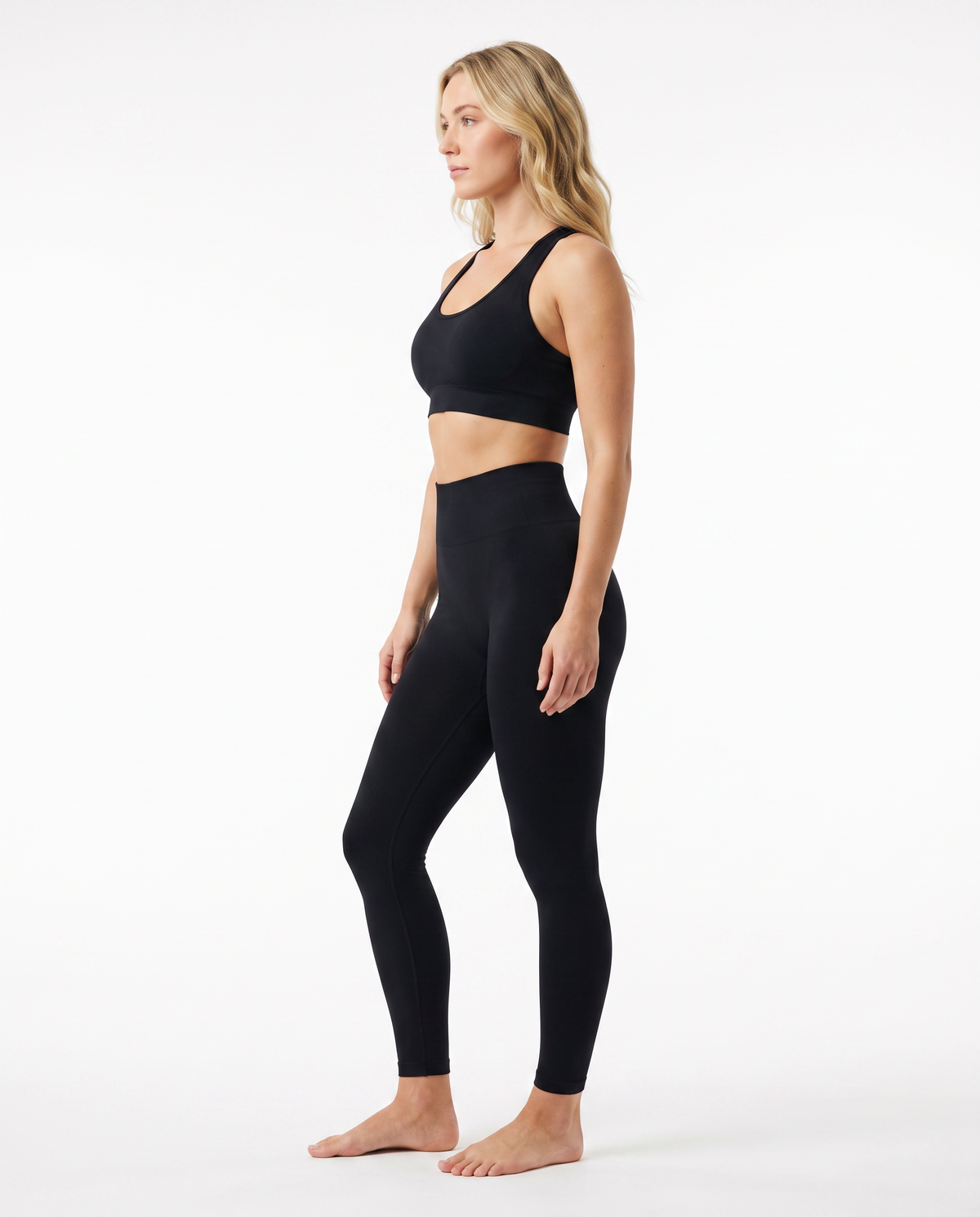 Leggings de Sport Taille Haute Modelants - Noir