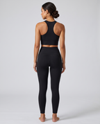 Leggings de Yoga Sport Taille Haute - Noir