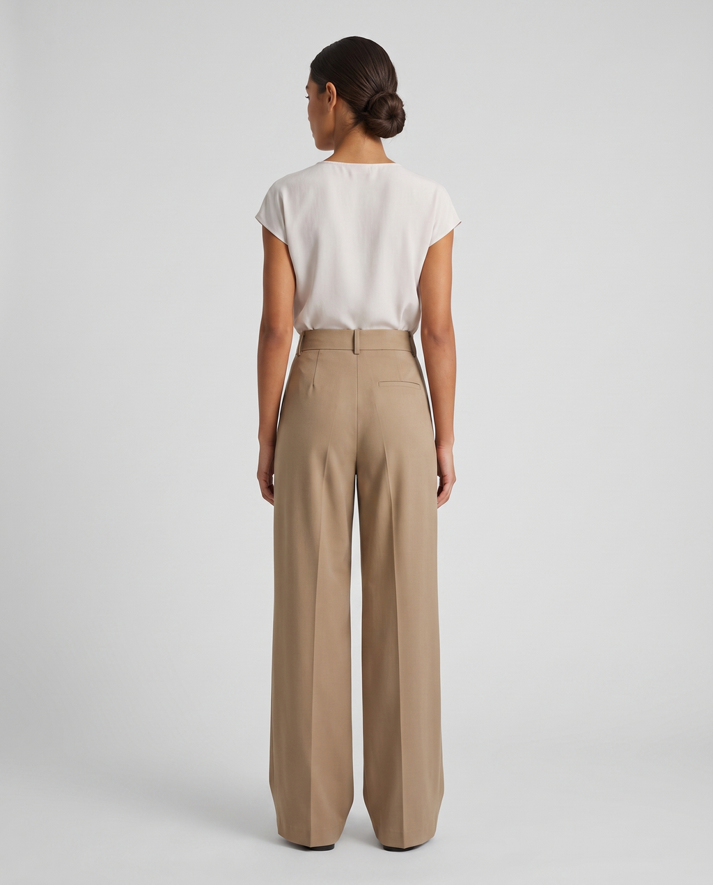 Pantalon à Jambes Larges - Kaki
