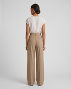 Pantalon à Jambes Larges - Kaki