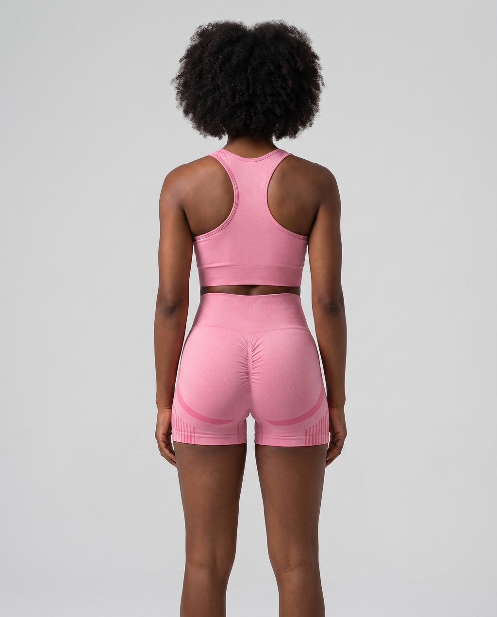 Shorts de Yoga Taille Haute Sans Couture