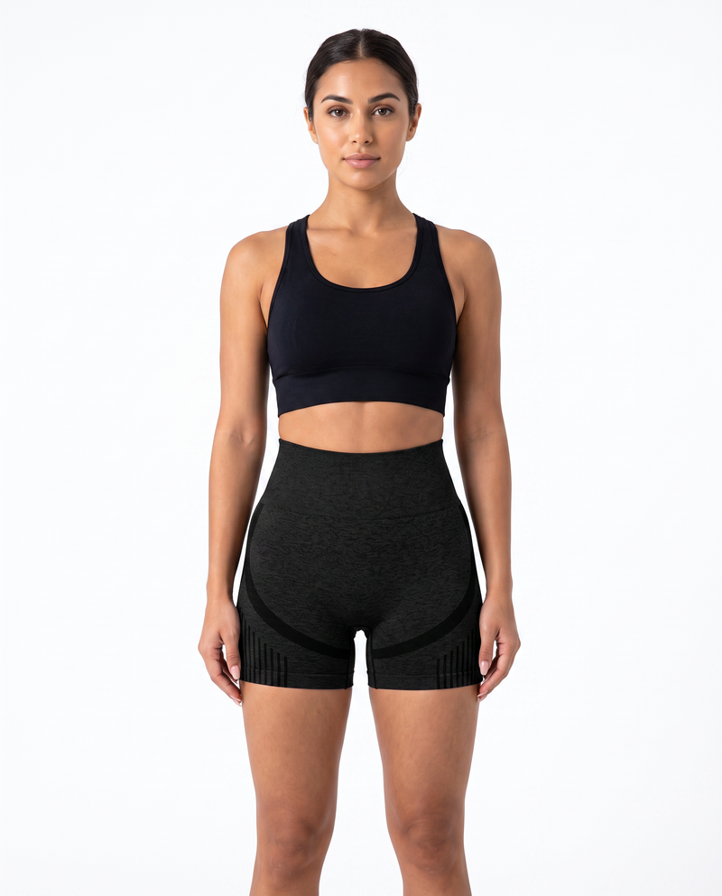 Shorts de Yoga Taille Haute Sans Couture