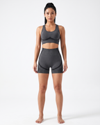 High-Waisted Seamless Yoga Shorts