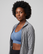 Soutien-gorge de sport tricoté sans coutures