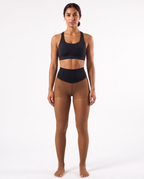 Fleece-lined shaping leggings - Caramel (Bronze)