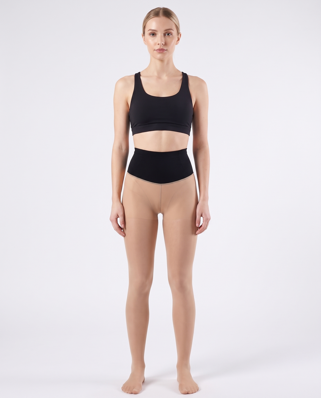 Fleece-lined shaping leggings - Vanilla (Light)