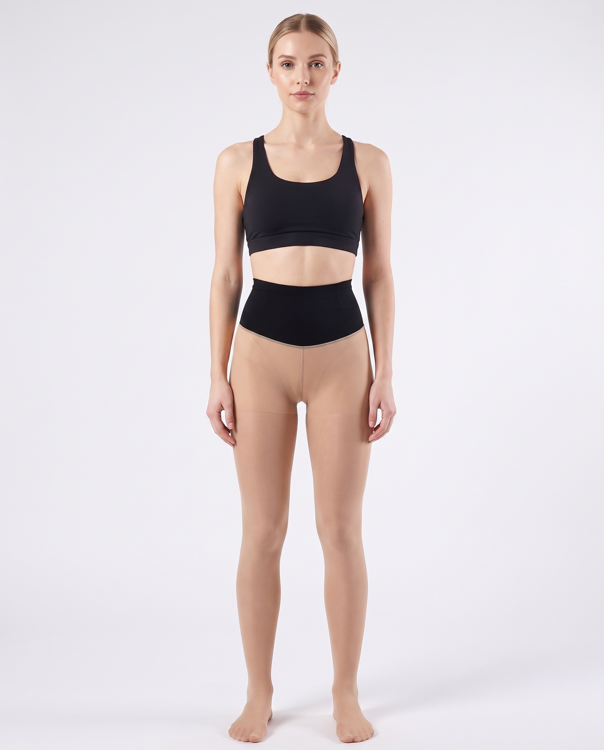 Fleece-lined shaping leggings - Vanilla (Light)