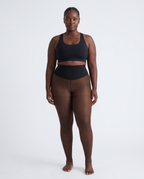 Fleece-lined shaping leggings - Espresso (Deep)